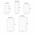 Magical Glow in the Dark Kids Rug with Moon and Star Design