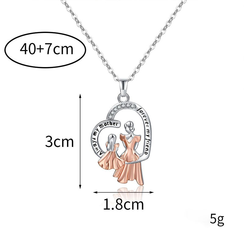 Mother’s Day Jewellery Gift Elegant Mother‑Daughter Necklace