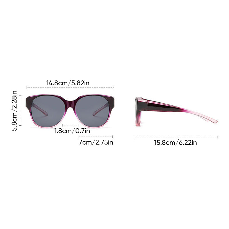Cat Eye Fit Over Sunglasses Polarized - Image 11