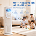Portable Air Cooler & Heater with 4-in-1 Comfort Control