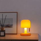 USB Rechargeable LED Mushroom Table Lamp