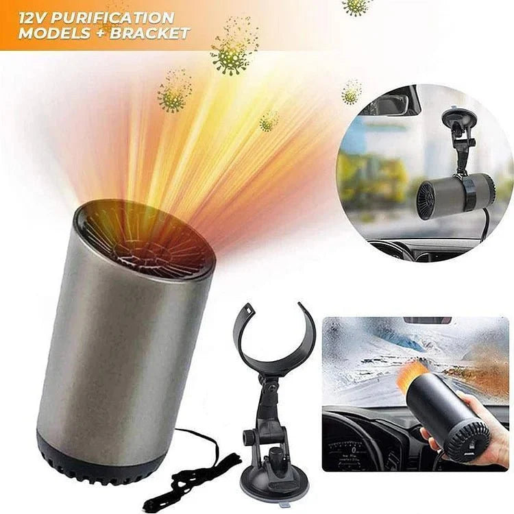 Vehicle Cup-Mounted Air Heater Rapid Heat & Adjustable Defogger
