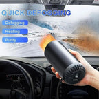 Vehicle Cup-Mounted Air Heater Rapid Heat & Adjustable Defogger