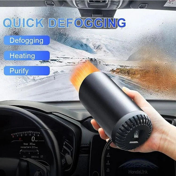 Vehicle Cup-Mounted Air Heater Rapid Heat & Adjustable Defogger