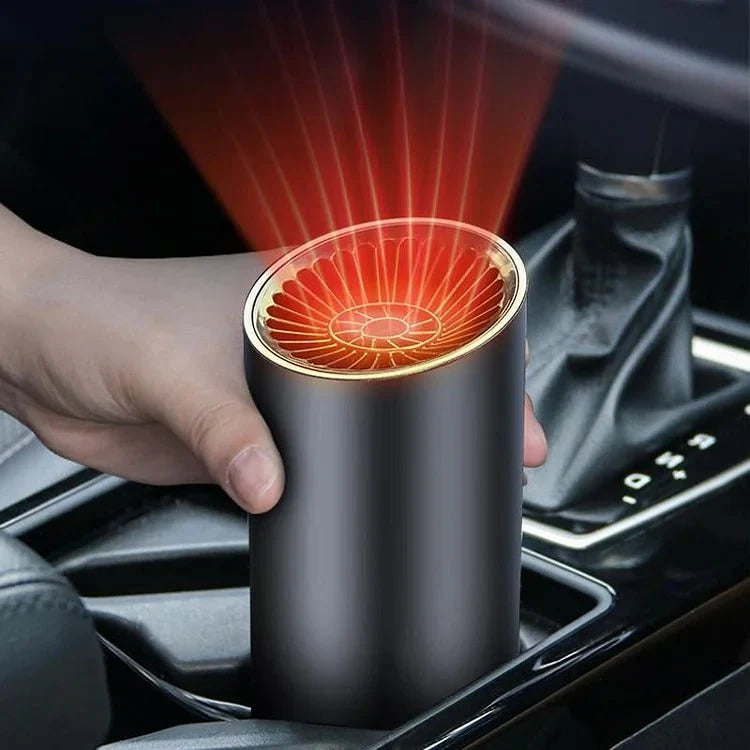 Vehicle Cup-Mounted Air Heater Rapid Heat & Adjustable Defogger