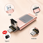 32GB 3-in-1 USB Flash Drive for All Devices