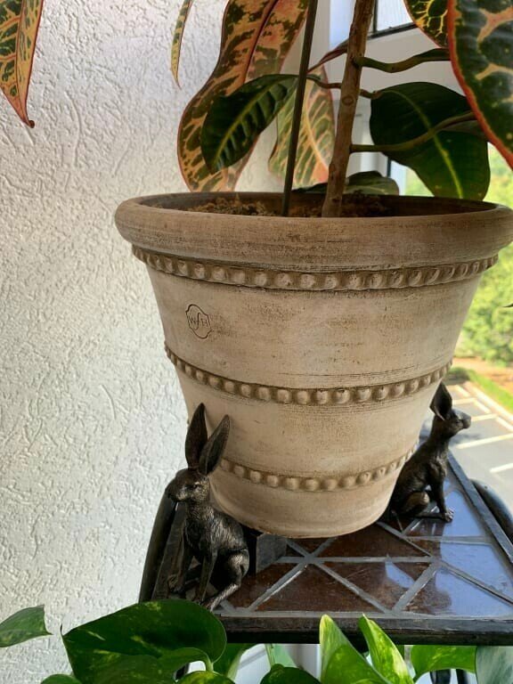 Decorative Animal Plant Pots Holders Set