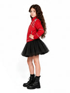 Girls 3 Piece Pop Star Costume - Image 4