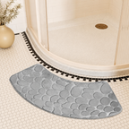 Curved Thickened Non-Slip Bath Mat for Shower and Toilet Floor