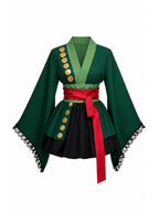Women 3 Piece Kimono Cosplay Costume - Image 5