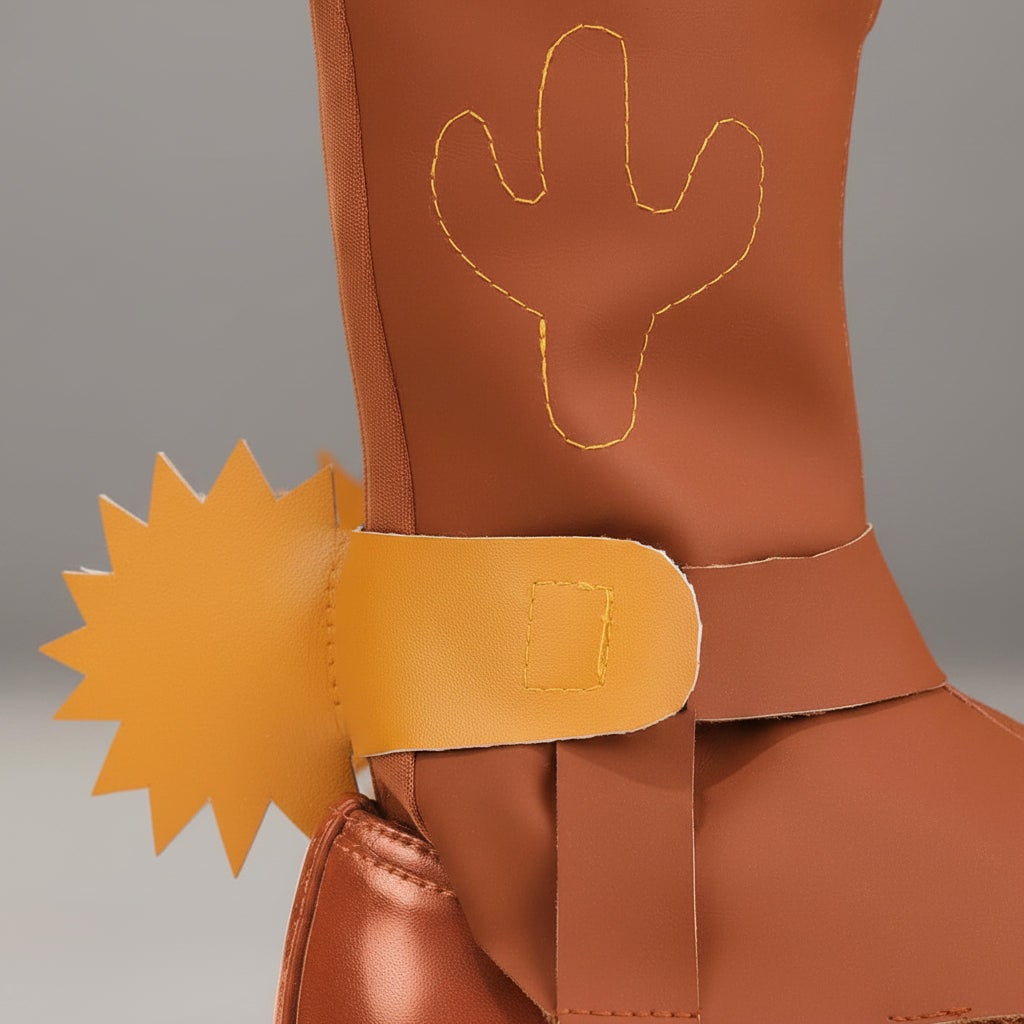Halloween Costumes Kids Cowboy Outfit Set - Image 4