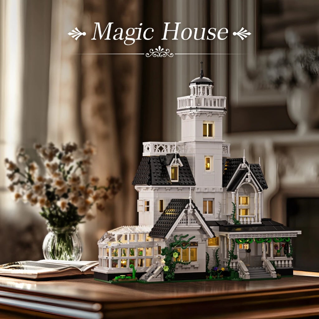 Halloween Toy Haunted House Brick Building Set Model - Image 3