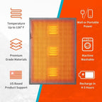 Quilted Fleece Cordless Heated Blanket - Image 7