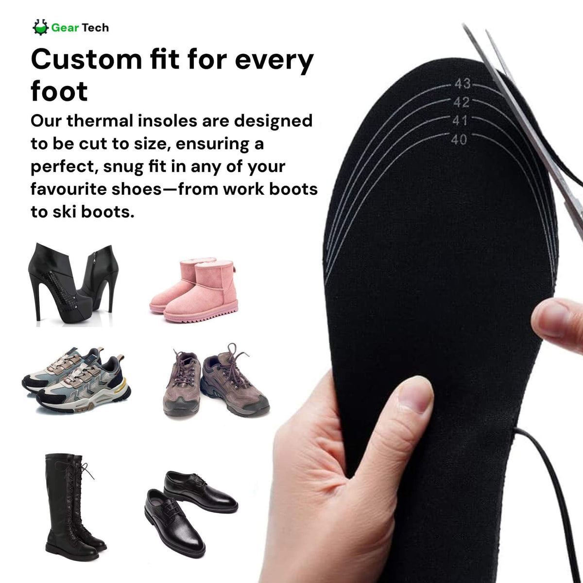 Heated Insoles USB Charging - Image 4