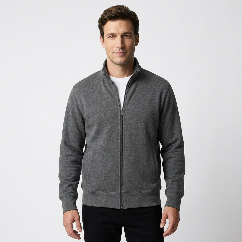 Mens Knit Cardigan Sweater Full Zip - Image 13