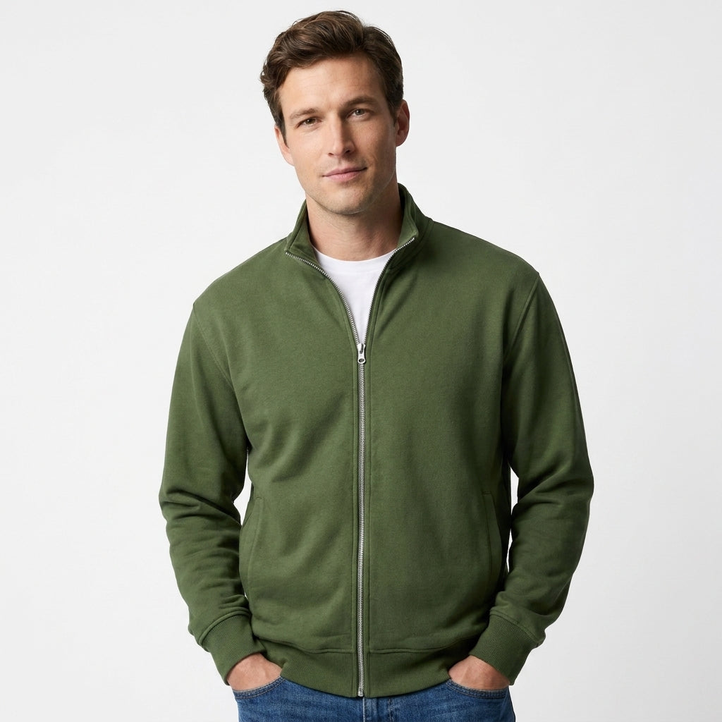 Mens Knit Cardigan Sweater Full Zip - Image 12
