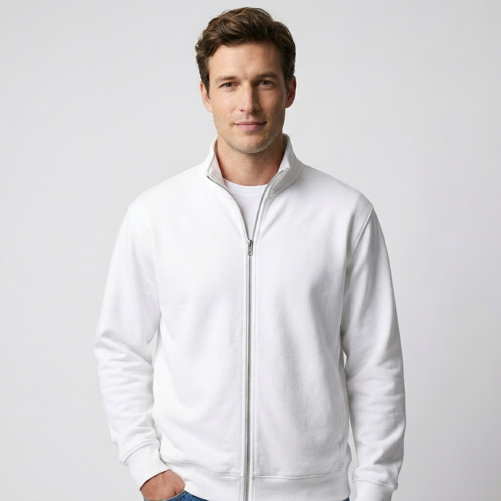 Mens Knit Cardigan Sweater Full Zip - Image 10