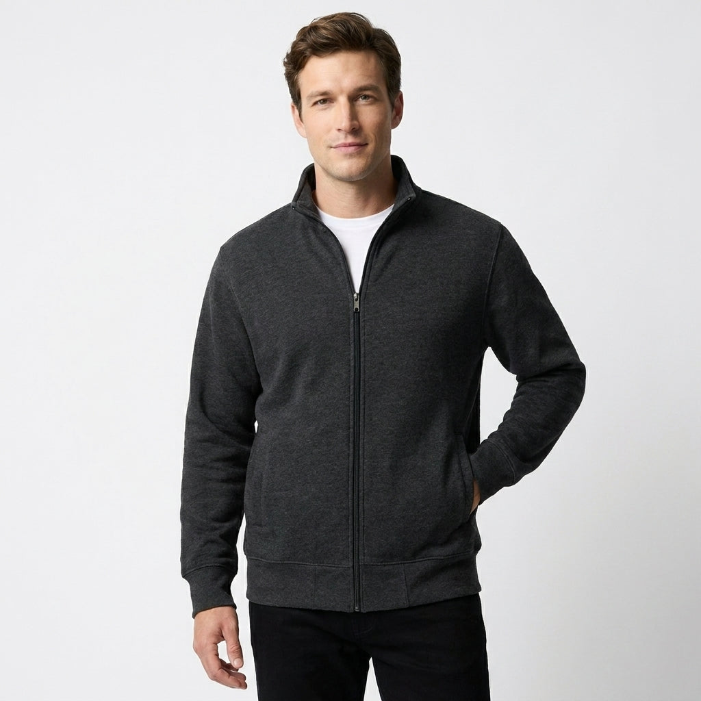 Mens Knit Cardigan Sweater Full Zip - Image 7