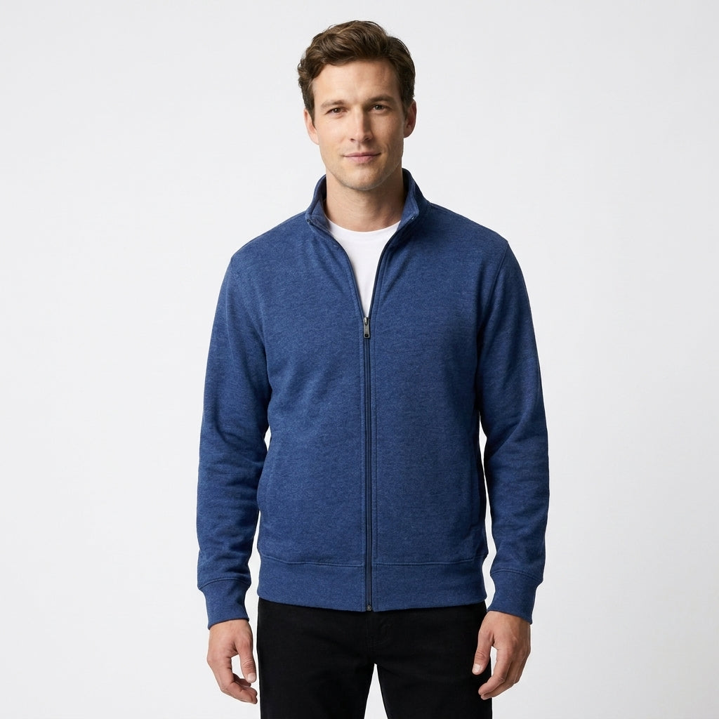 Mens Knit Cardigan Sweater Full Zip - Image 14