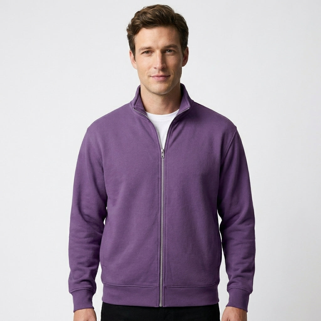 Mens Knit Cardigan Sweater Full Zip - Image 3