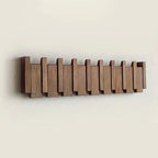 Wooden Space-Saving Wall-Mounted Piano Hanger Rack