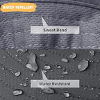 Men Sun Hat Solar Powered Cooling Fans with Wide Brim Protection