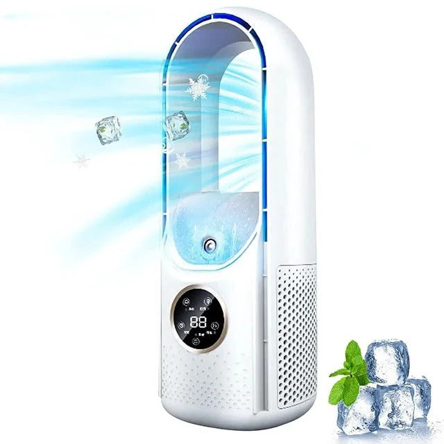 Bladeless Portable Air Conditioner Compact Quiet Cooling Unit
