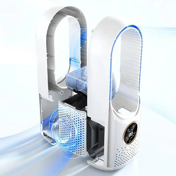 Bladeless Portable Air Conditioner Compact Quiet Cooling Unit