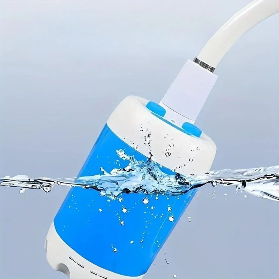 Portable USB Rechargeable Water Pump Shower Head - Image 4