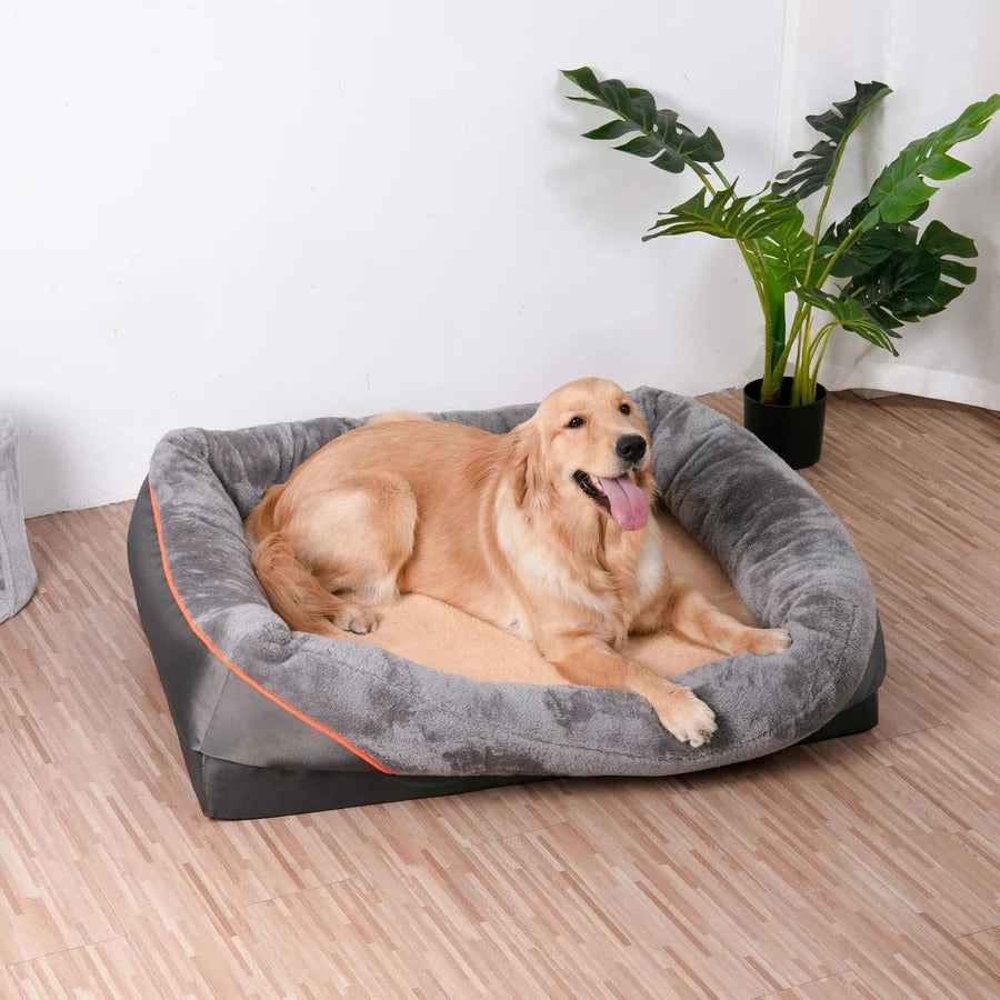Orthopedic Dog Beds with Cushioned Sides