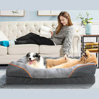 Orthopedic Dog Beds with Cushioned Sides
