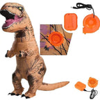 Inflatable T Rex Costume Adult Dinosaur Outfit with Built-In Fan