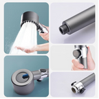 High Pressure Shower Head with 9-Stage Water Filtration