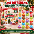 24 Piece Dumpling Squishy Advent Calendar