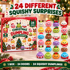 24 Piece Dumpling Squishy Advent Calendar