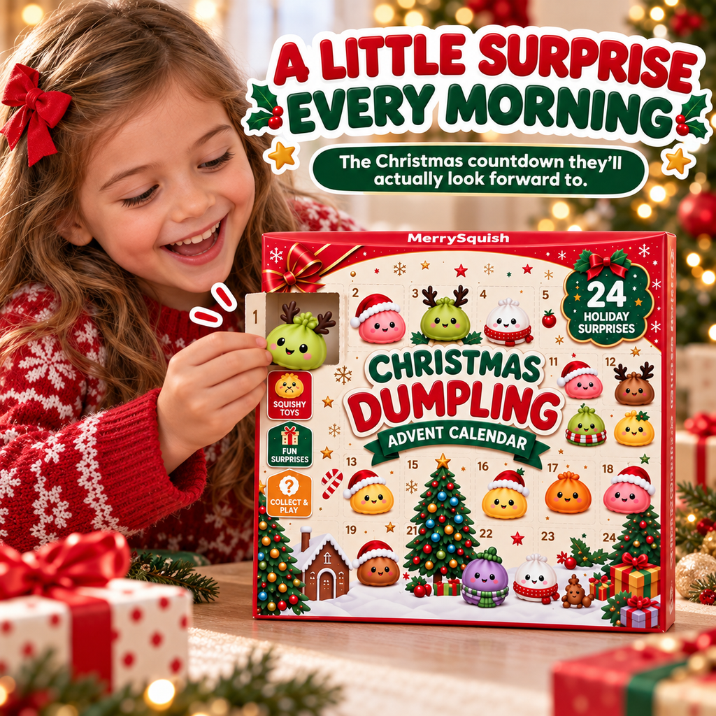 24 Piece Dumpling Squishy Advent Calendar - Image 2