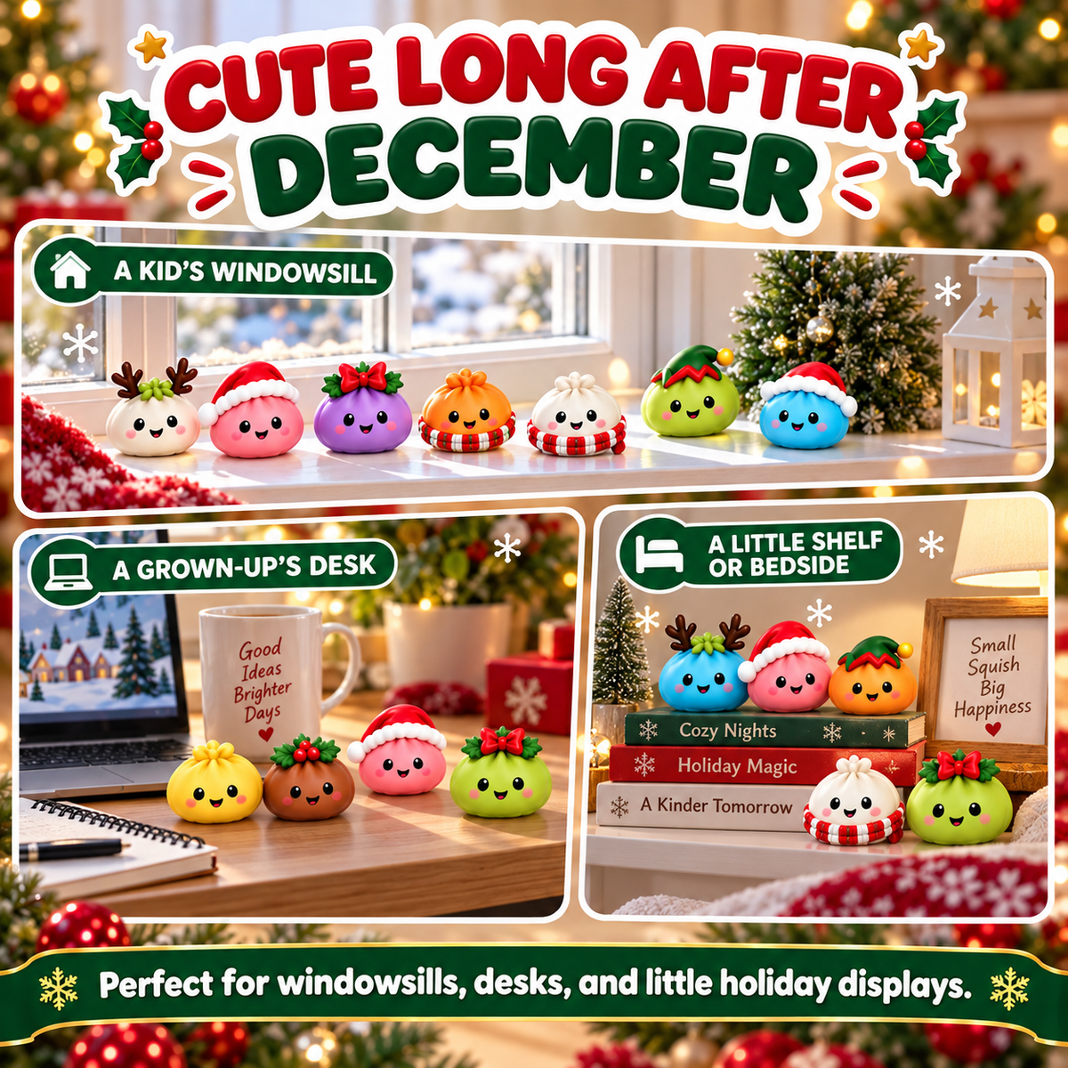 24 Piece Dumpling Squishy Advent Calendar - Image 5