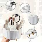Makeup Carousel Organizer Five Compartment Beauty Storage
