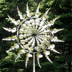 Outdoor Windmill Spinner Kinetic Garden Decoration with Dual Motion