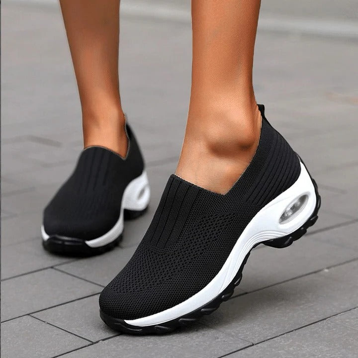 Women Slip-On Support Shoes Cushioned Comfort for Daily Wear