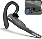Wireless Bluetooth Headset Dual Microphone Noise Cancelling Earpiece