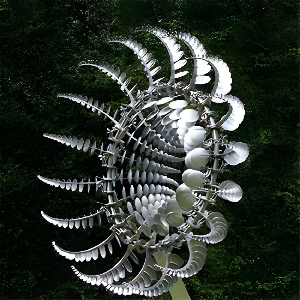 Outdoor Windmill Spinner Kinetic Garden Decoration with Dual Motion