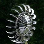 Outdoor Windmill Spinner Kinetic Garden Decoration with Dual Motion