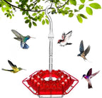 Hummingbird Feeder with Ant Moat Outdoor Hanging Garden Feeder