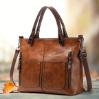 Women’s Structured Handbag Elegant Everyday Bag for Work and Travel