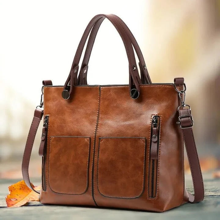 Women’s Structured Handbag Elegant Everyday Bag for Work and Travel