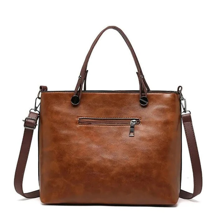 Women’s Structured Handbag Elegant Everyday Bag for Work and Travel