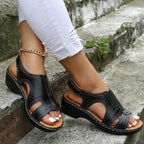 Women’s Wedge Sandals Supportive Comfort with Adjustable Fit
