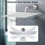 16 inch Large Rain Ceiling Shower Head - Image 4