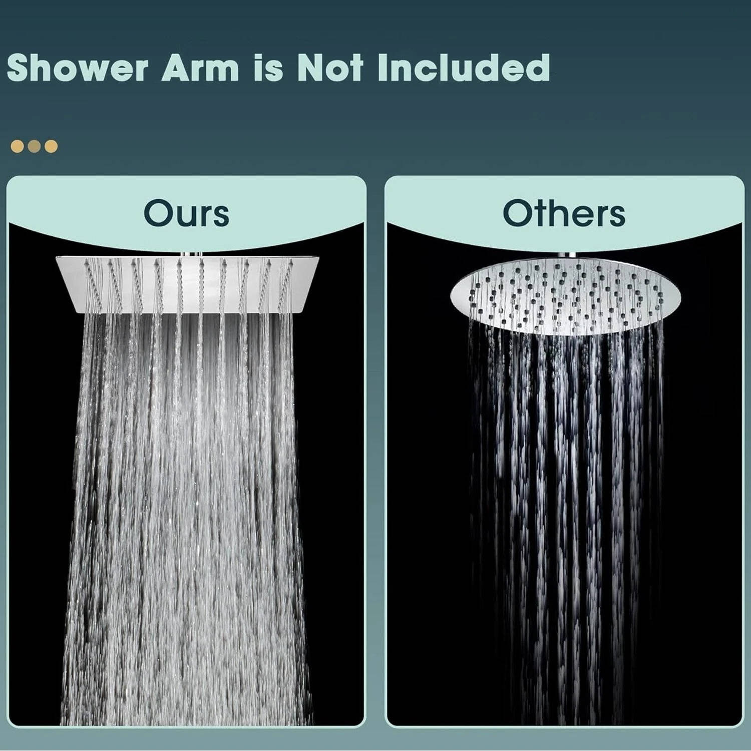 16 inch Large Rain Ceiling Shower Head - Image 3